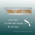 Europeu estilo PU espuma Crown moldagem / decorativas Cornice moldagem Design